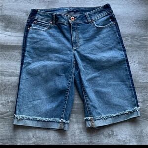 Denim Bermuda Shorts